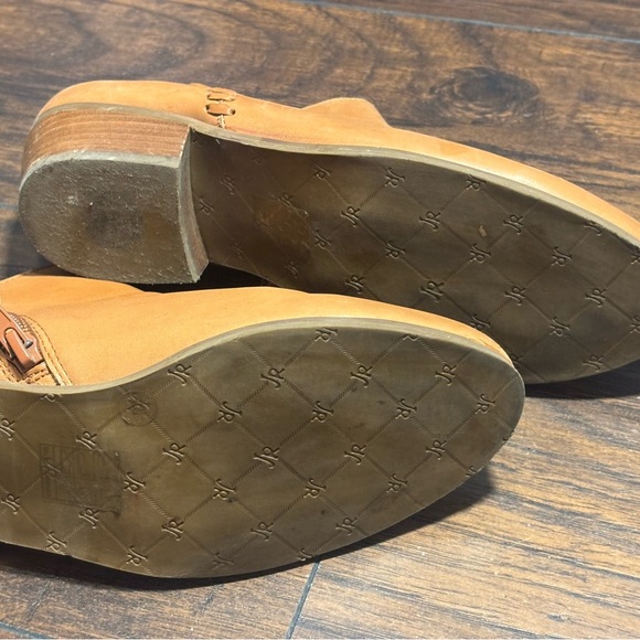 Jack Rogers Peyton Carmel Leather Ankle Booties Women’s Size 9 - Picture 3 of 7